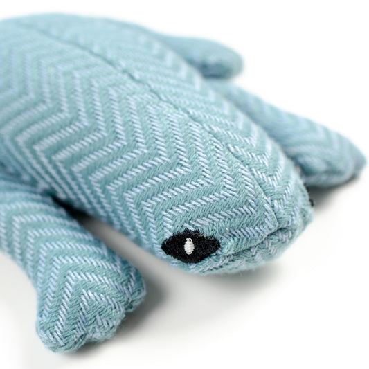Frog Plush Toy Recycled Fabric